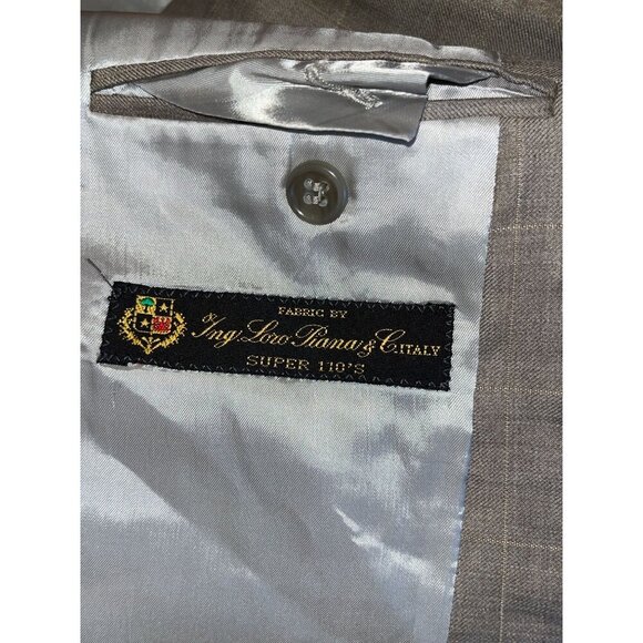 LORO PIANA  Mens Brown Blazer Ridley Ct 100% Wool Size 42 S - Picture 8 of 8